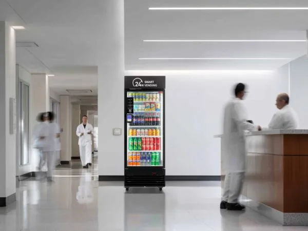 HAHA smart cooler in a hospital